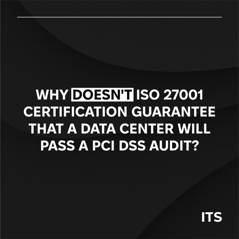 Why doesn’t ISO 27001 certification guarantee that a data center will pass a PCI DSS audit?